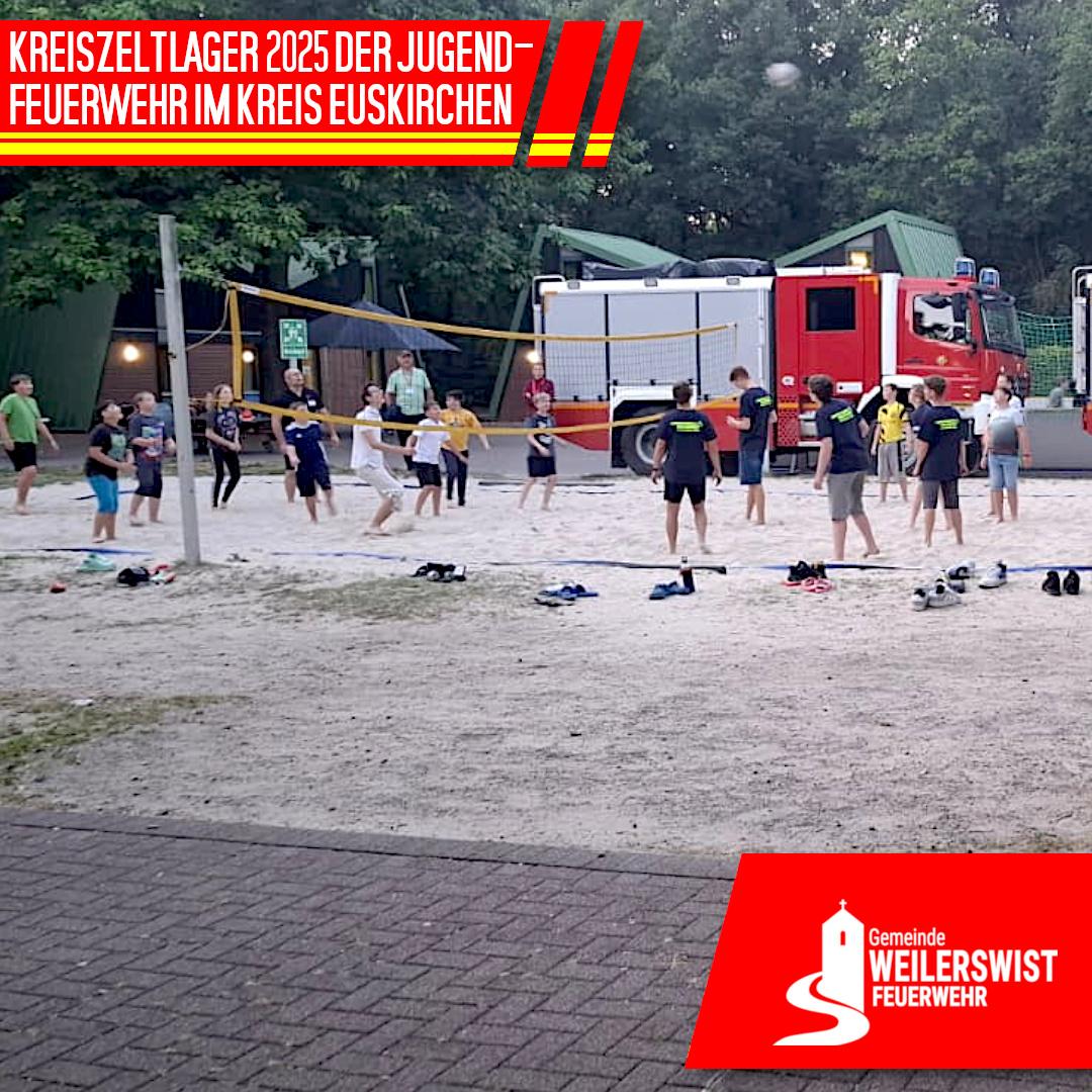 Kreiszeltlager 2025 der Jugendfeuerwehr im Kreis Euskirchen 