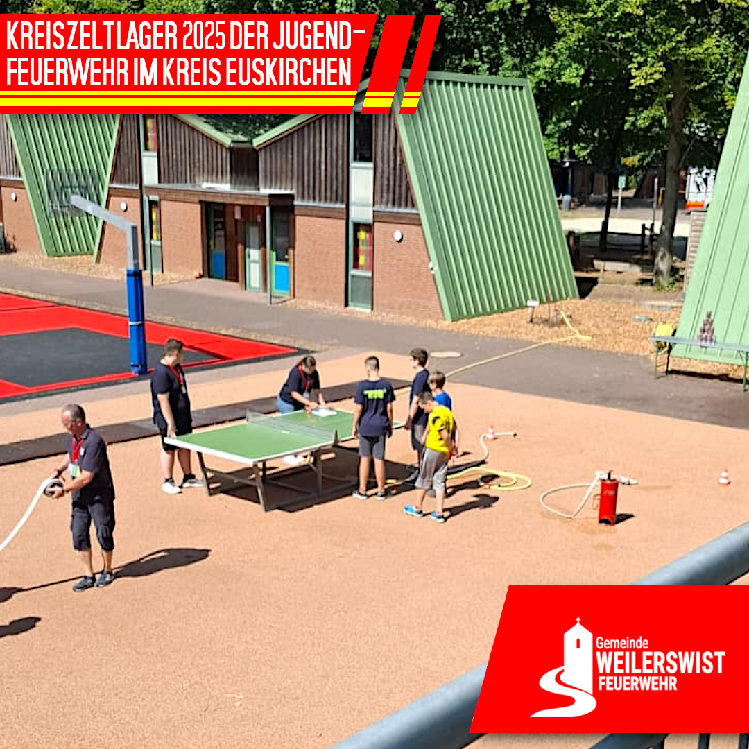 Kreiszeltlager 2025 der Jugendfeuerwehr im Kreis Euskirchen Kreiszeltlager 2025 der Jugendfeuerwehr im Kreis Euskirchen
