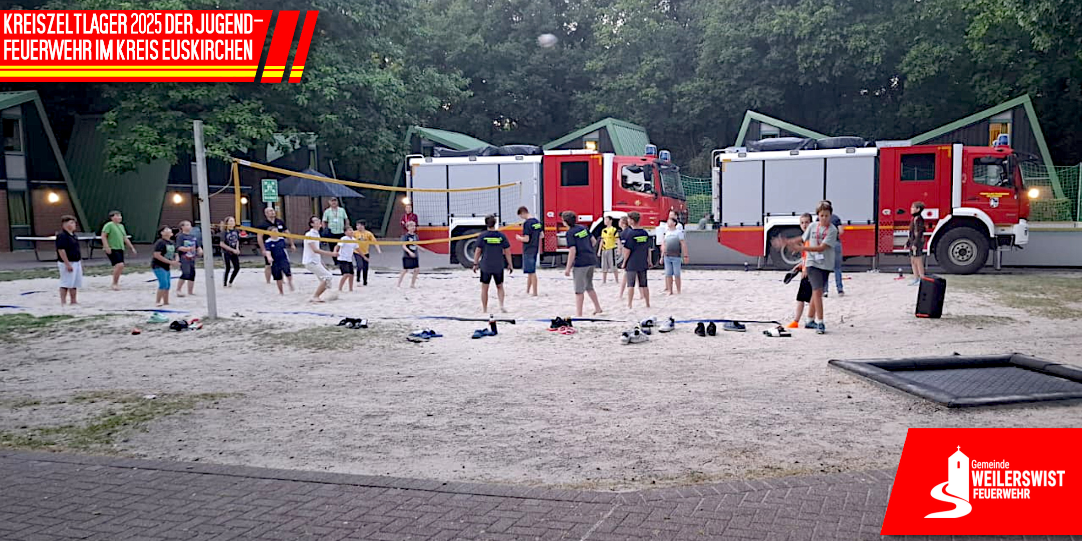 Kreiszeltlager 2025 der Jugendfeuerwehr im Kreis Euskirchen 