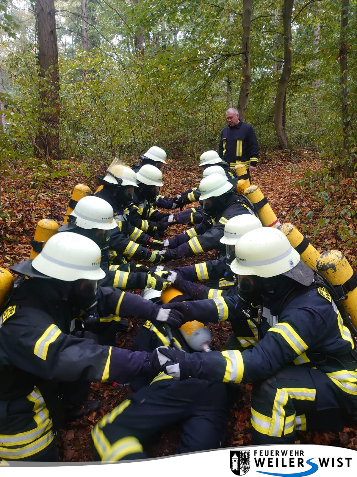 Lehrgang bei einer Übung