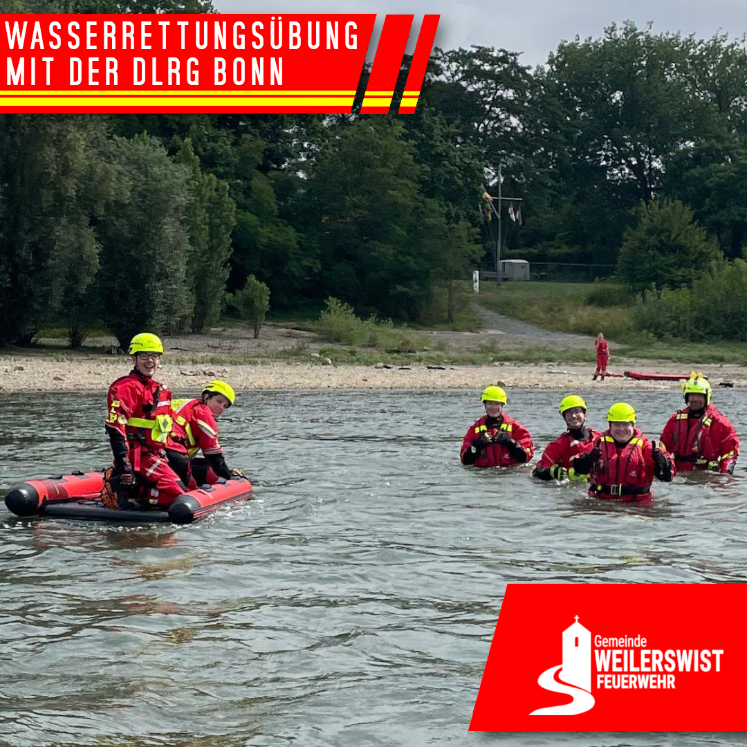 Bild der Wasserrettungübung Bild der Wasserrettungübung