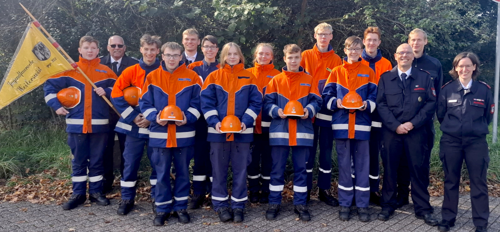 Gruppenbild der Jugendfeuerwehr