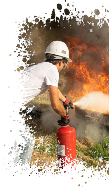Foto von mehreren Feuerlöscher